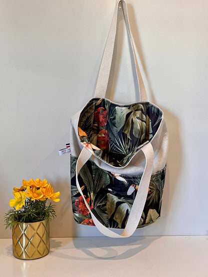 Sac Tote bag chic Lin/Jungle